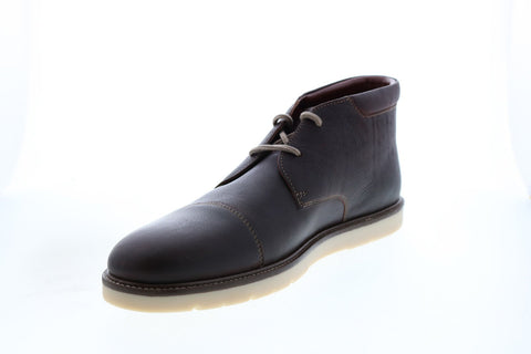 Clarks Grandin Top 26146390 Mens Brown Leather Lace Up Chukkas Boots