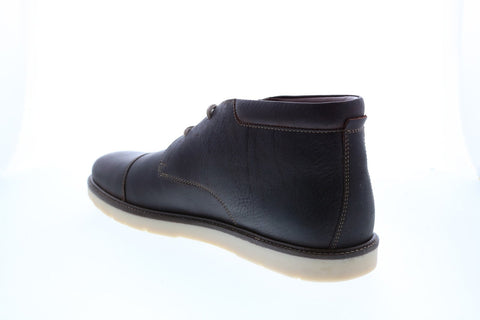 Clarks Grandin Top 26146390 Mens Brown Leather Lace Up Chukkas Boots