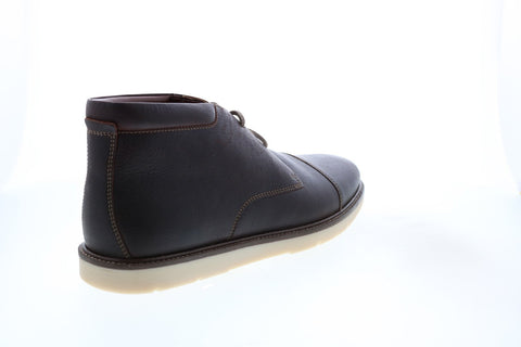 Clarks Grandin Top 26146390 Mens Brown Leather Lace Up Chukkas Boots
