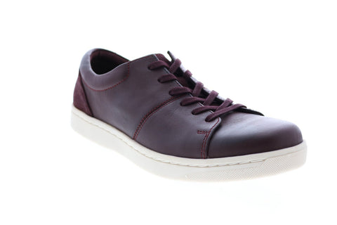 Clarks Kitna Vibe 26146403 Mens Burgundy Leather Lifestyle Sneakers Shoes