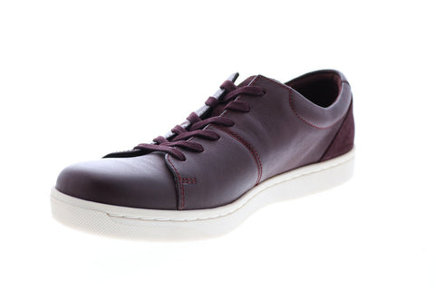 Clarks Kitna Vibe 26146403 Mens Burgundy Leather Lifestyle Sneakers Shoes