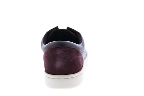 Clarks Kitna Vibe 26146403 Mens Burgundy Leather Lifestyle Sneakers Shoes