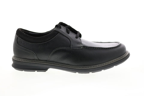 Clarks Rendell Walk 26146416 Mens Black Leather Plain Toe Oxfords Shoes