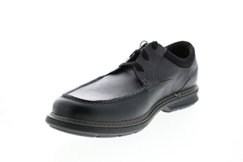 Clarks Rendell Walk 26146416 Mens Black Plain Toe Oxfords & Lace Ups Shoes 