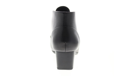 Clarks Un Damson Tie 26146537 Womens Black Leather Ankle & Booties Boots