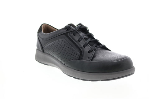 Clarks Un Trail Form 26146641 Mens Black Leather Lifestyle Sneakers Shoes