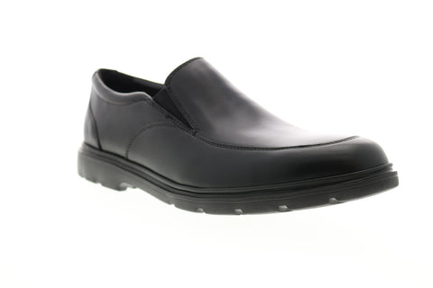 Bostonian Luglite Step 26146826 Mens Black Leather Slip On Casual Loafers Shoes