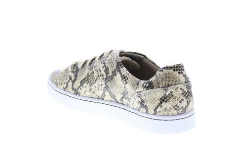Clarks Pawley Springs Snake 26146874 Womens Brown Wide Lifestyle Sneakers Shoes