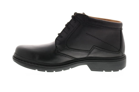 Clarks Rockie Hi GTX 26146897 Mens Black Leather Lace Up Chukka Boots