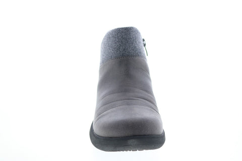 Clarks Sillian 2.0 Dusk 26146973 Womens Gray Synthetic Slip On Ankle & Booties Boots