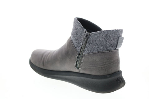 Clarks Sillian 2.0 Dusk 26146973 Womens Gray Synthetic Slip On Ankle & Booties Boots