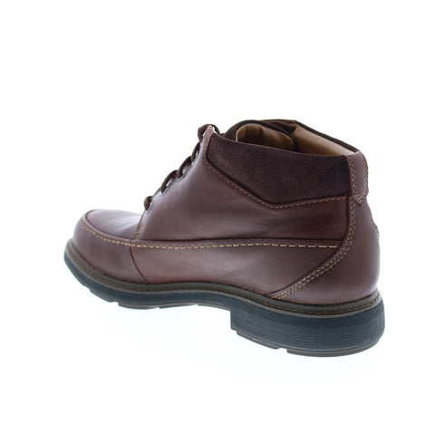 Clarks Un Tread On GTX 26145476 Mens Brown Leather Lace Up Ankle Boots
