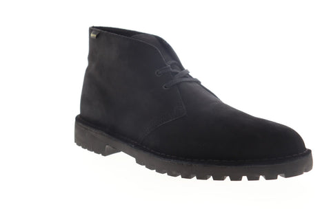 Clarks Desert Rock GTX Beams 26147137 Mens Black Suede Lace Up Desert Boots Shoes