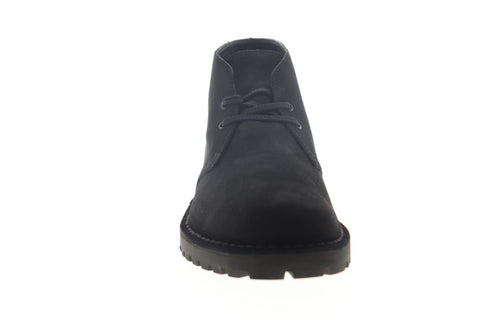 Clarks Desert Rock GTX Beams 26147137 Mens Black Suede Lace Up Desert Boots Shoes