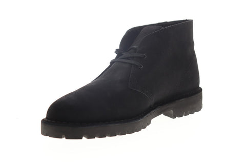 Clarks Desert Rock GTX Beams 26147137 Mens Black Suede Lace Up Desert Boots Shoes