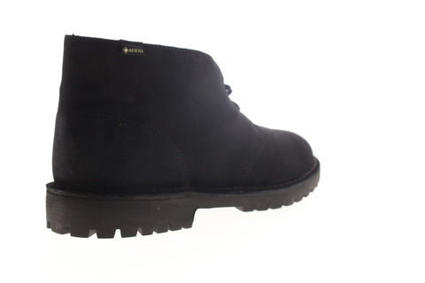 Clarks Desert Rock GTX Beams 26147137 Mens Black Suede Lace Up Desert Boots Shoes