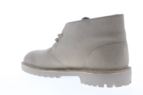 Clarks Desert Rock GTX Beams 26147141 Mens Gray Suede Lace Up Desert Boots Shoes