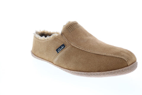 Clarks Tyree Travel 26147162 Mens Brown Leather Moccasins Slippers Shoes