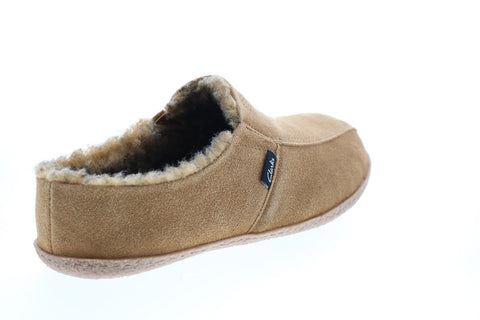 Clarks Tyree Travel 26147162 Mens Brown Leather Moccasins Slippers Shoes