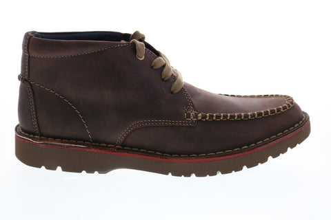 Clarks Bushacre 2 26147285 Mens Brown Leather Lace Up Chukkas Boots