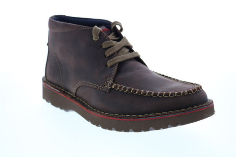 Clarks Bushacre 2 26147285 Mens Brown Leather Lace Up Chukkas Boots