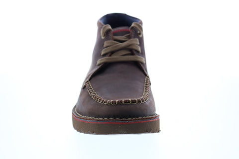 Clarks Bushacre 2 26147285 Mens Brown Leather Lace Up Chukkas Boots