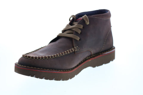 Clarks Bushacre 2 26147285 Mens Brown Leather Lace Up Chukkas Boots