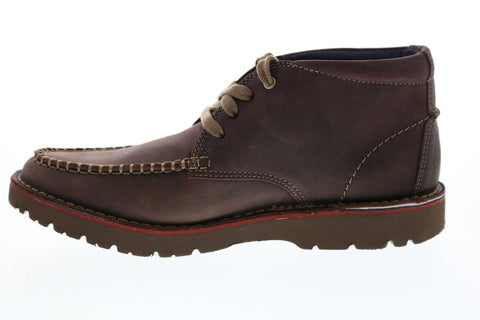 Clarks Bushacre 2 26147285 Mens Brown Leather Lace Up Chukkas Boots