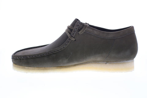 Clarks Wallabee 26147295 Mens Green Nubuck Lace Up Chukkas Boots