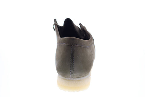 Clarks Wallabee 26147295 Mens Green Nubuck Lace Up Chukkas Boots