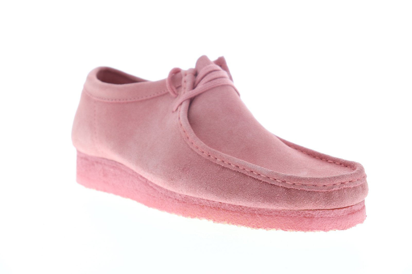 Clarks Wallabee 26147300 Mens Pink Suede Oxfords & Lace Ups  display picture 3