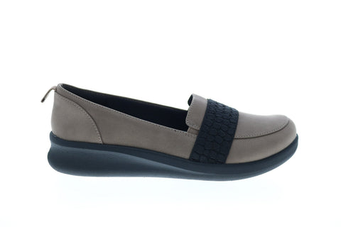 Clarks Sillian 2.0 Zest 26147376 Womens Brown Canvas Slip On Loafer Flats Shoes