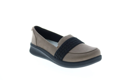 Clarks Sillian 2.0 Zest 26147376 Womens Brown Canvas Slip On Loafer Flats Shoes