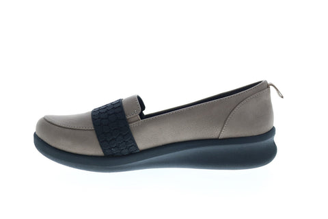 Clarks Sillian 2.0 Zest 26147376 Womens Brown Canvas Slip On Loafer Flats Shoes