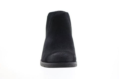 Clarks Demi Beat 26147446 Womens Black Leather Slip On Chelsea Boots