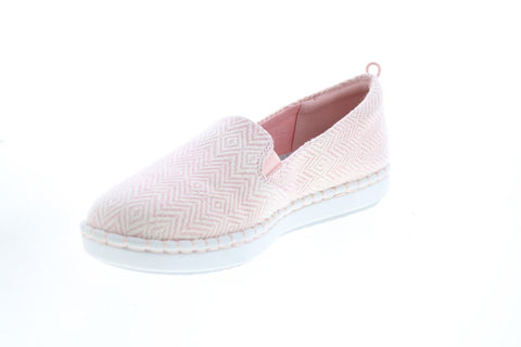 Clarks Step Glow Slip 26147502 Womens Pink Canvas Lifestyle Sneakers Shoes