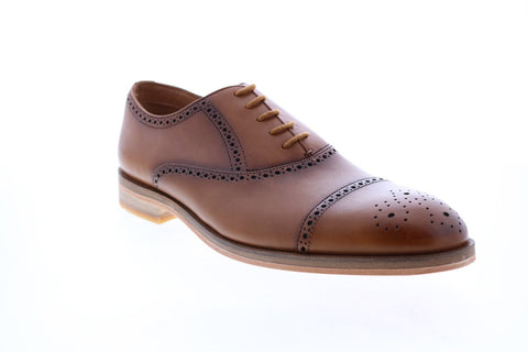 Clarks Oliver Limit Mens Brown Leather Oxfords Wingtip & Brogue Shoes