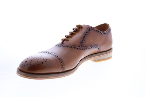 Clarks Oliver Limit Mens Brown Leather Oxfords Wingtip & Brogue Shoes