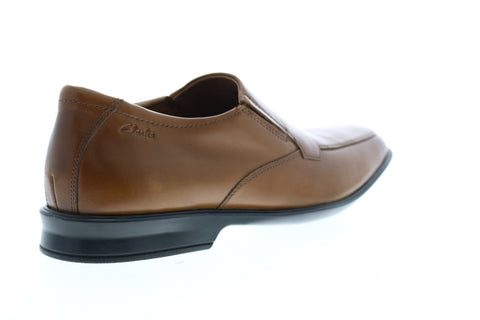 Clarks Bansley Step Mens Brown Wide Loafers & Slip Ons Casual Shoes