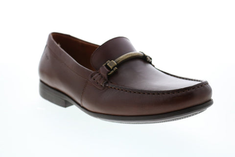 Clarks Claude Stride 26147692 Mens Brown Loafers & Slip Ons Penny Shoes