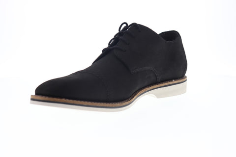 Clarks Atticus Cap 26147792 Mens Black Oxfords & Lace Ups Cap Toe Shoes
