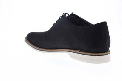 Clarks Atticus Cap 26147792 Mens Black Oxfords & Lace Ups Cap Toe Shoes