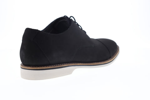 Clarks Atticus Cap 26147792 Mens Black Oxfords & Lace Ups Cap Toe Shoes