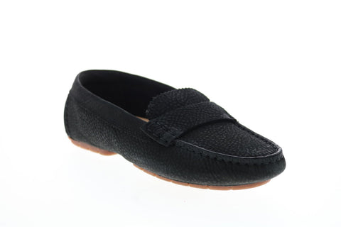 Clarks C Mocc Nubuck 26147857 Womens Black Nubuck Slip On Loafer Flats Shoes