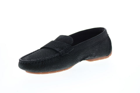 Clarks C Mocc Nubuck 26147857 Womens Black Nubuck Slip On Loafer Flats Shoes