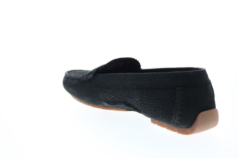 Clarks C Mocc Nubuck 26147857 Womens Black Nubuck Slip On Loafer Flats Shoes