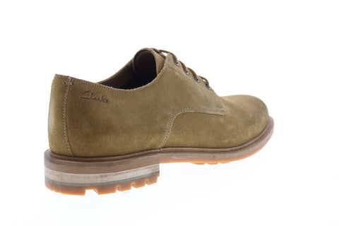 Clarks Foxwell Hall 26148006 Mens Brown Oxfords & Lace Ups Plain Toe Shoes