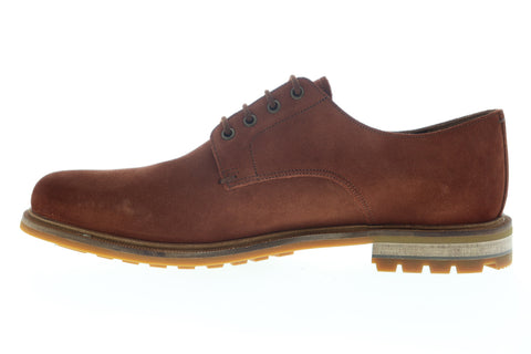 Clarks Foxwell Hall 26148007 Mens Brown Oxfords & Lace Ups Plain Toe Shoes