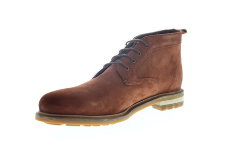 Clarks Foxwell Mid 26148010 Mens Brown Suede High Top Lace Up Chukkas Boots