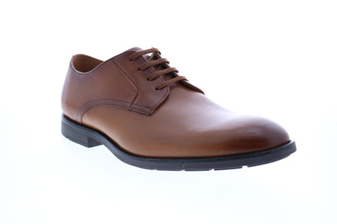 Clarks Ronnie Walk 26148027 Mens Brown Oxfords & Lace Ups Plain Toe Shoes